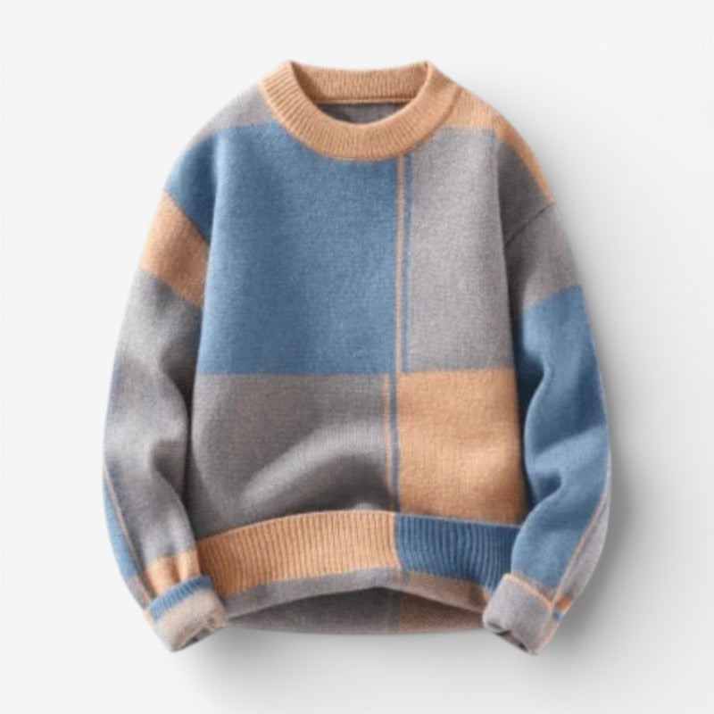 Albie – Maglione a vestibilità ampia con scollo rotondo e maniche lunghe | Comfort rilassato per uso quotidiano | Stile classico senza tempo | Taglie M–4XL | Nero, Verde, Blu, Rosa  Materiale