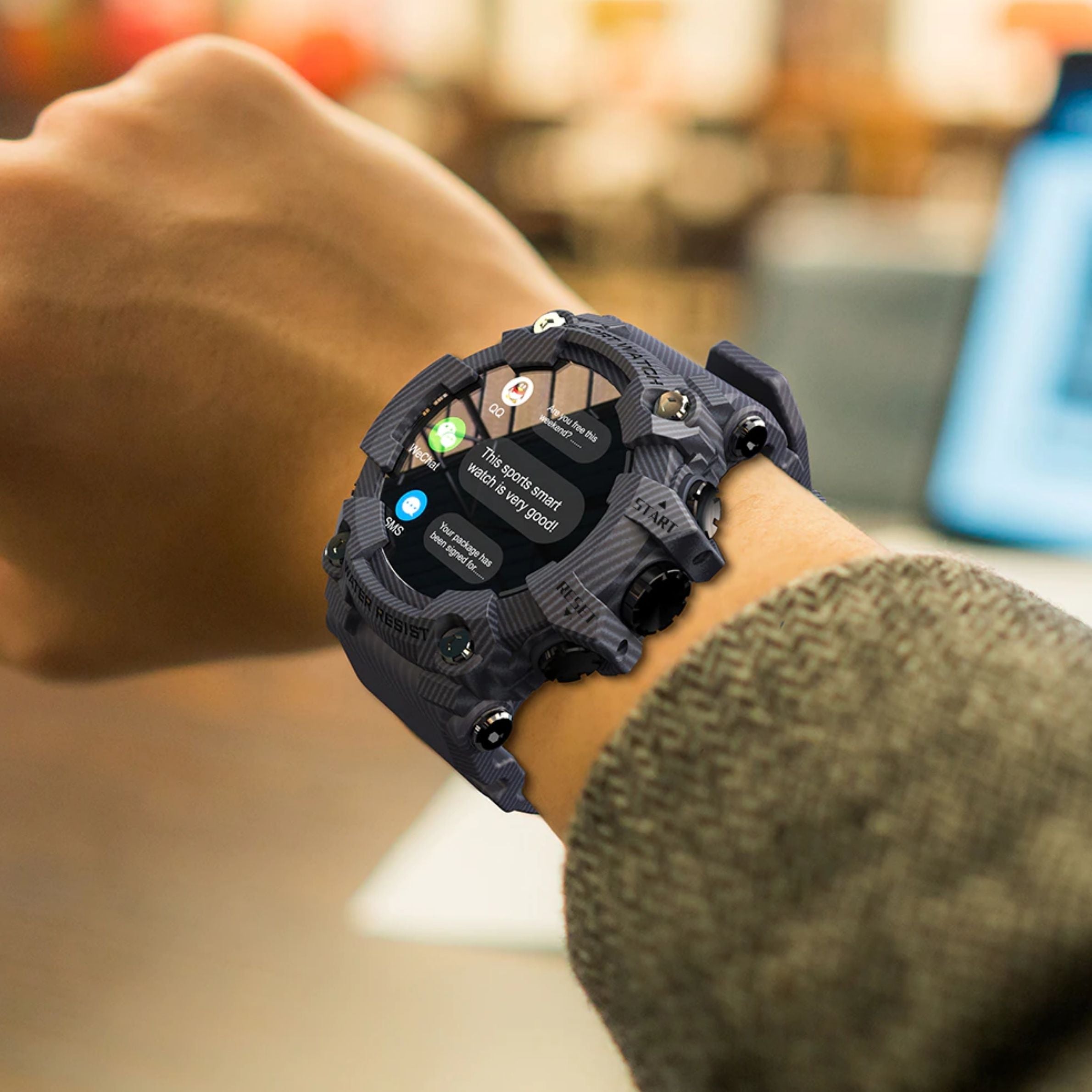 Robert - Smartwatch wojskowej jakości dla maksymalnej trwałości i wydajności