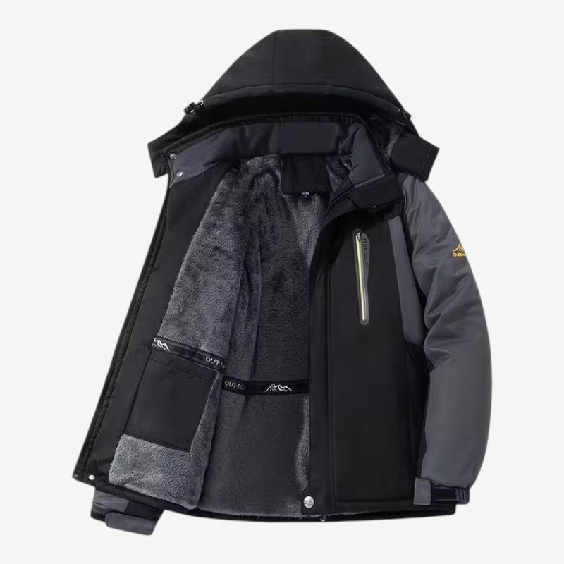 ZipWarm - Men's Winter Coat with Hooded Design