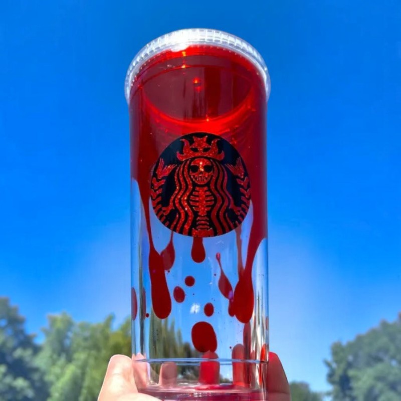 BloodDrip - Tumbler with Blood Drip Snow Globe Design
