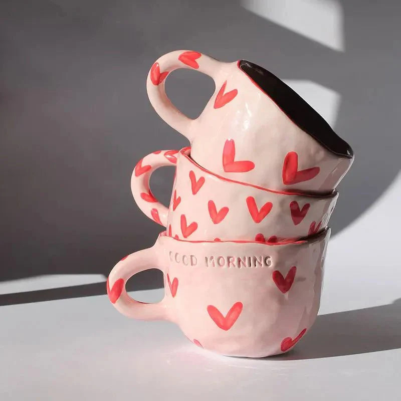 HeartMug - Heart-shaped mug designed for love and comfort