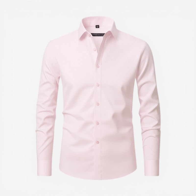Men’s Slim Fit Long Sleeve Button-Down Shirt