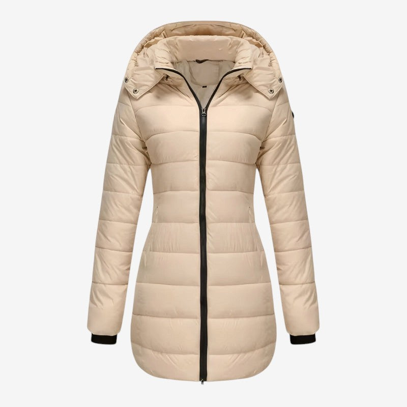 ParkaNest - Parka longue pour femme avec capuche