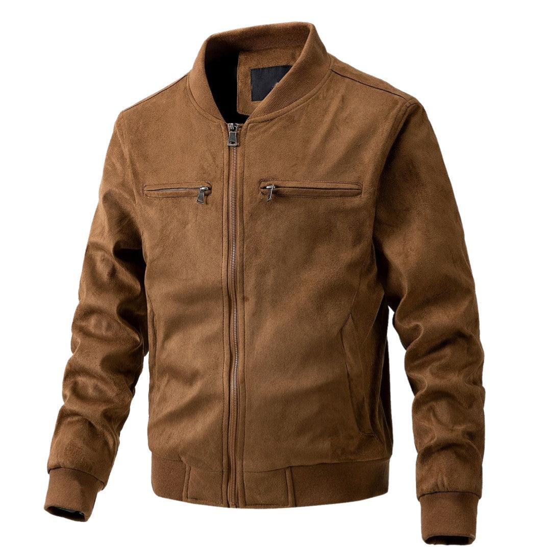 Thor - Bomber classico con maniche lunghe e tasche sul petto con zip