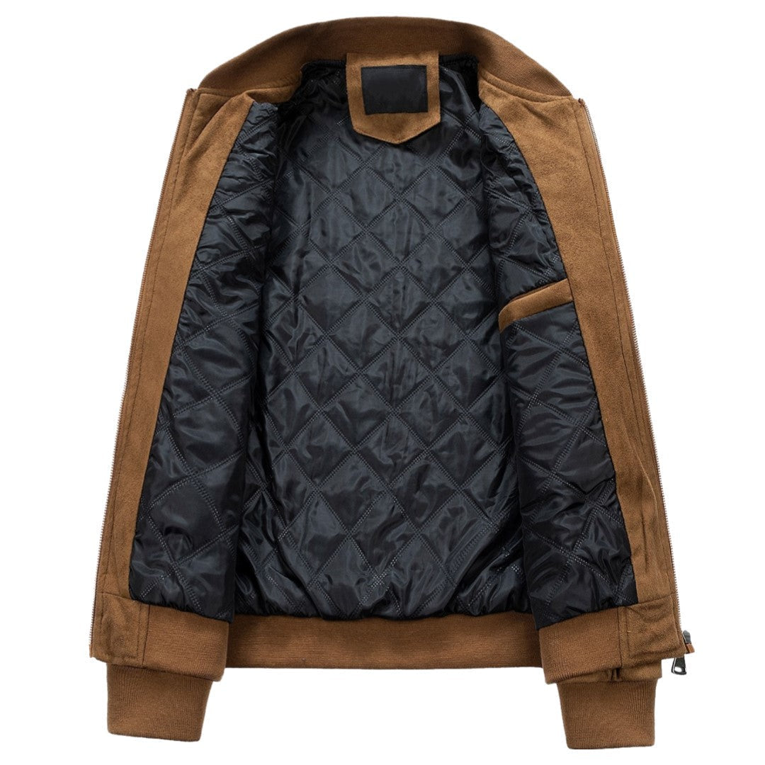 Thor - Bomber classico con maniche lunghe e tasche sul petto con zip