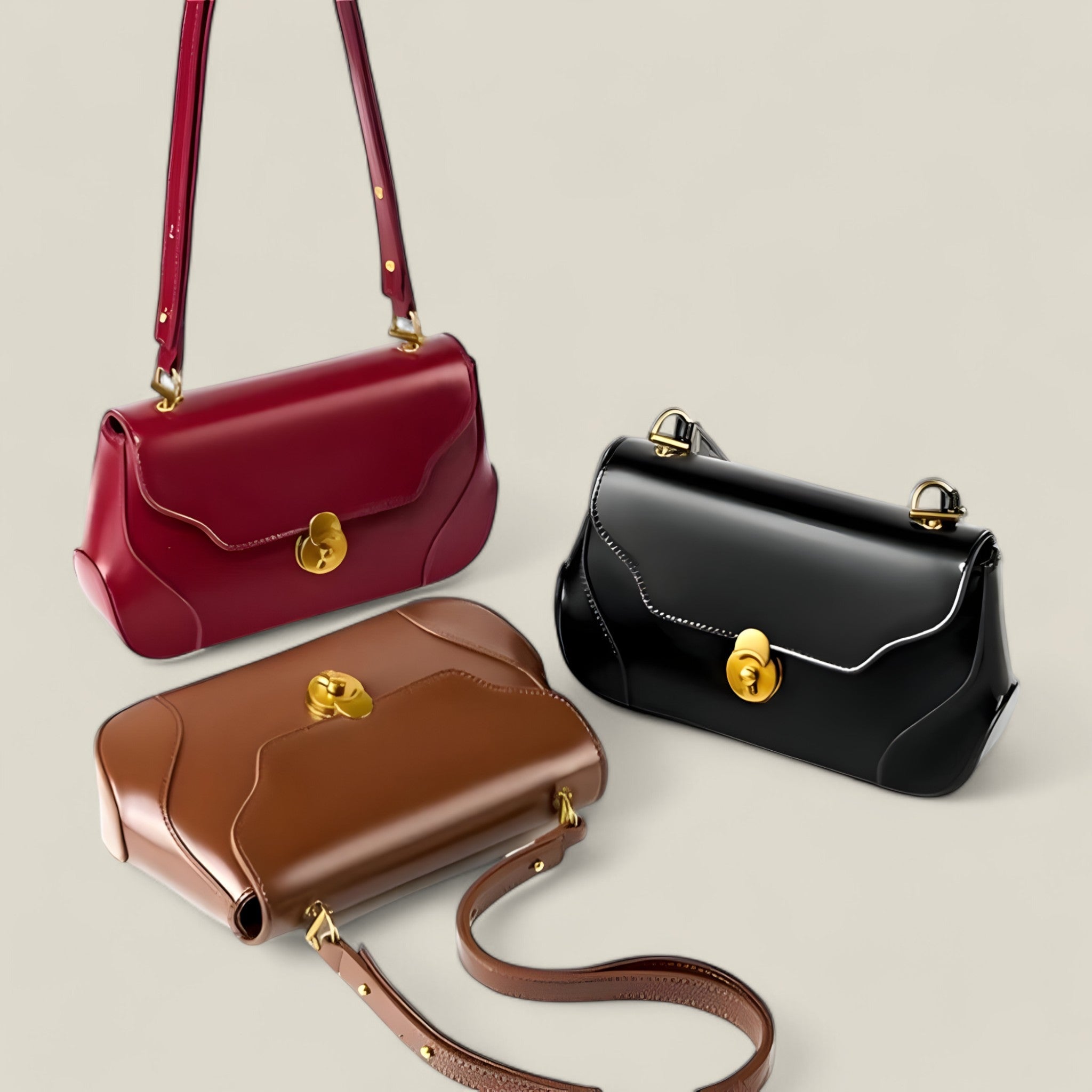 Hannah - Trendy Shoulder Saddle Bag with Stylish and Fashionable Design