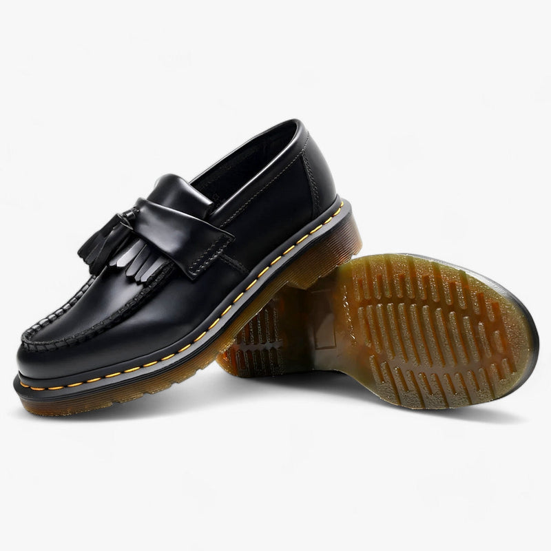 Samuel – Round Toe Tassel Shoes with Thick Non-Slip Sole | Classic Daily Wear Style | Stable Support for Walking