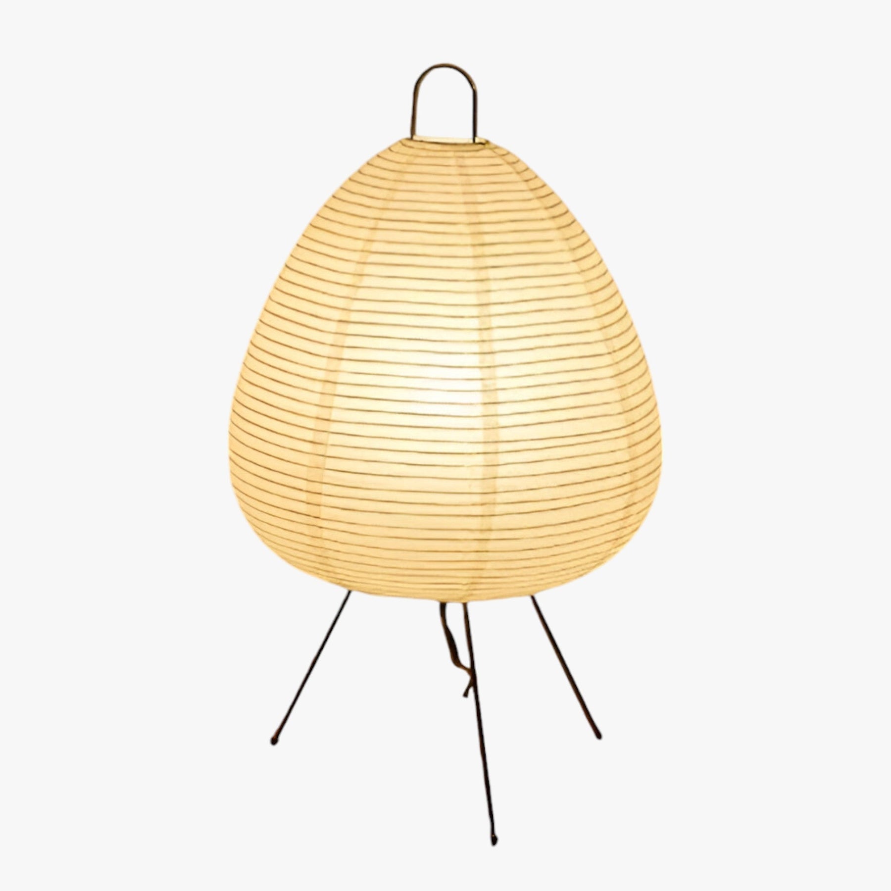 SageGlow - Table lamp for serene, minimalist lighting with printed rice paper
