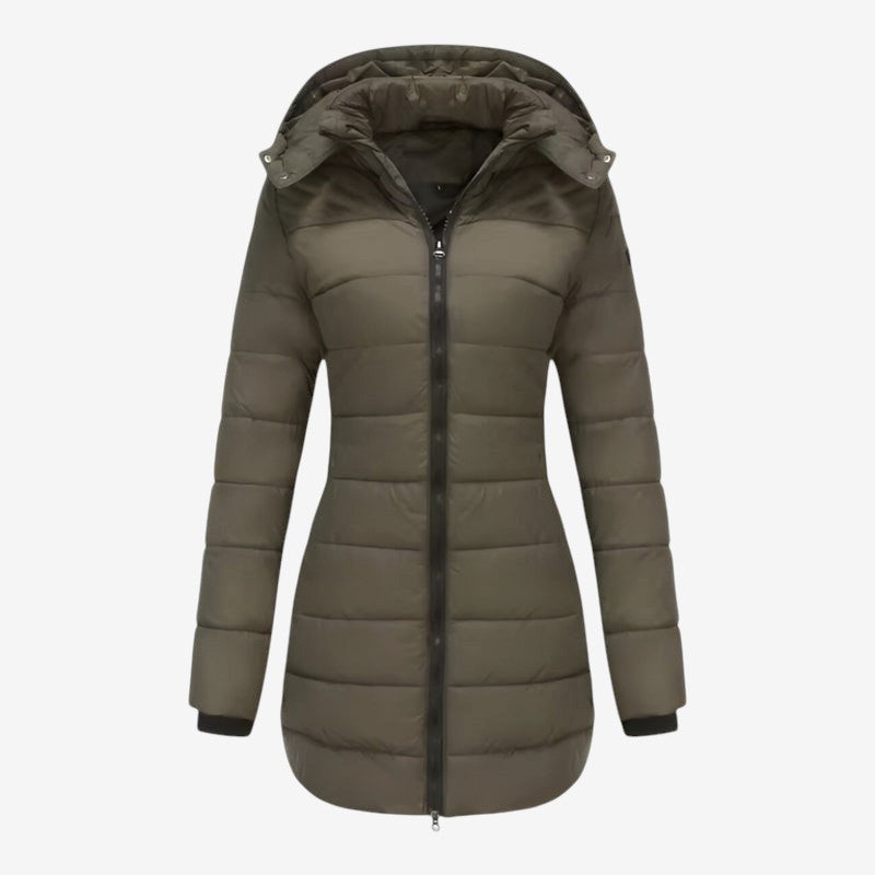 ParkaNest - Parka longue pour femme avec capuche