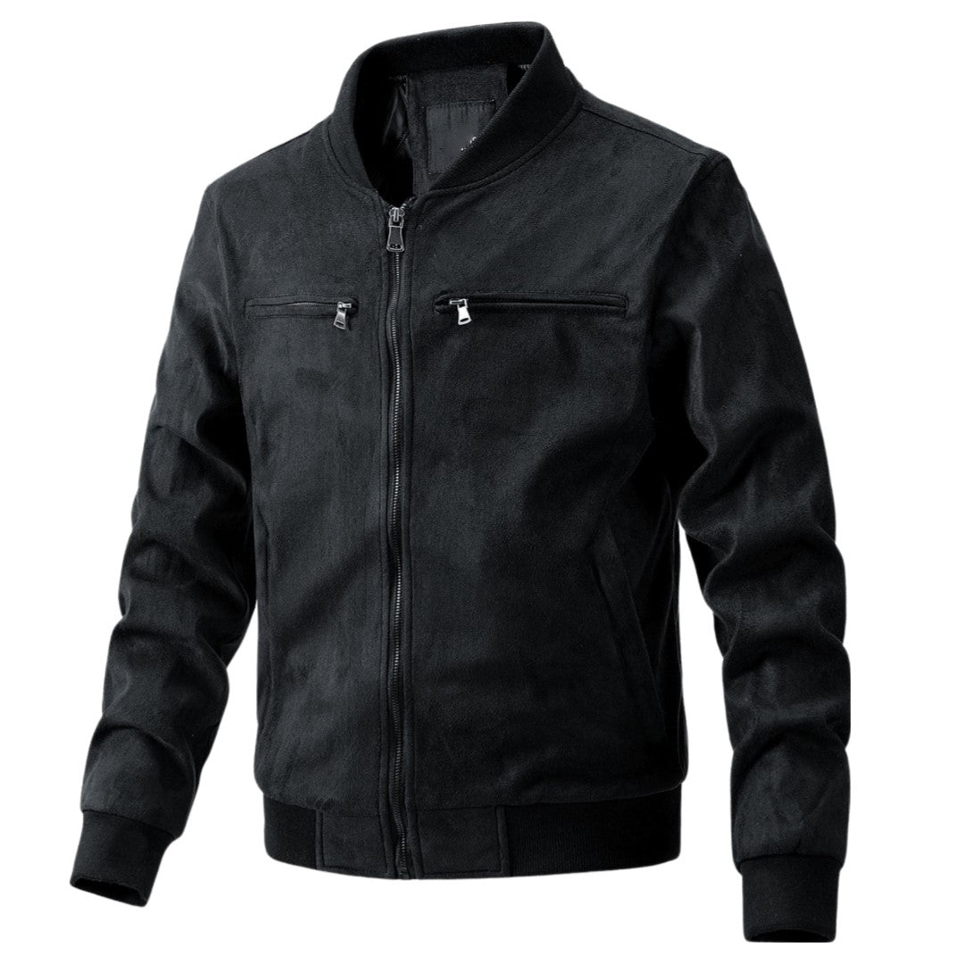 Thor - Bomber classico con maniche lunghe e tasche sul petto con zip