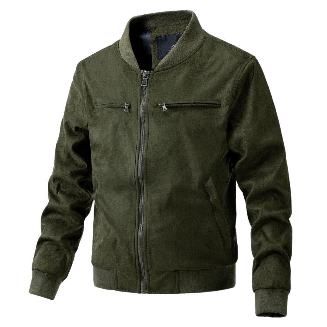 Thor - Bomber classico con maniche lunghe e tasche sul petto con zip