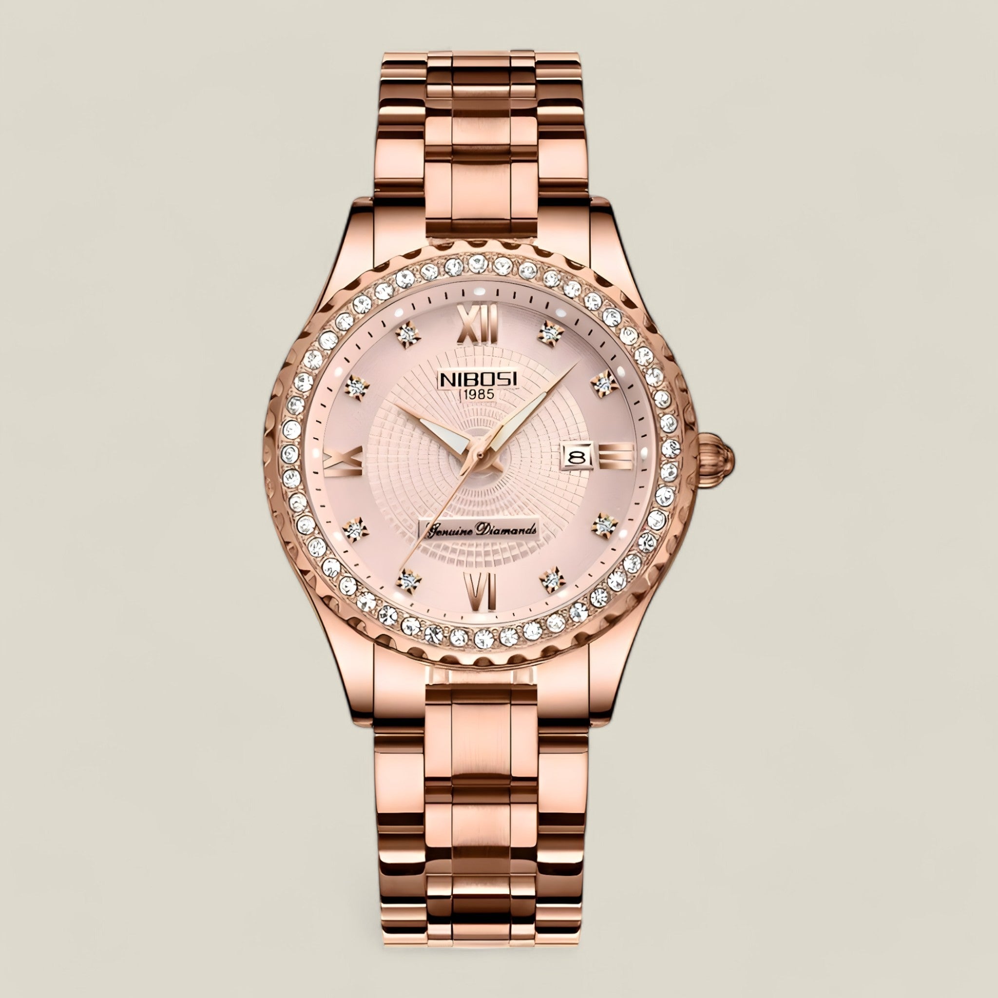 Agnes - Elegant gold watch with a classic bracelet for a refined style