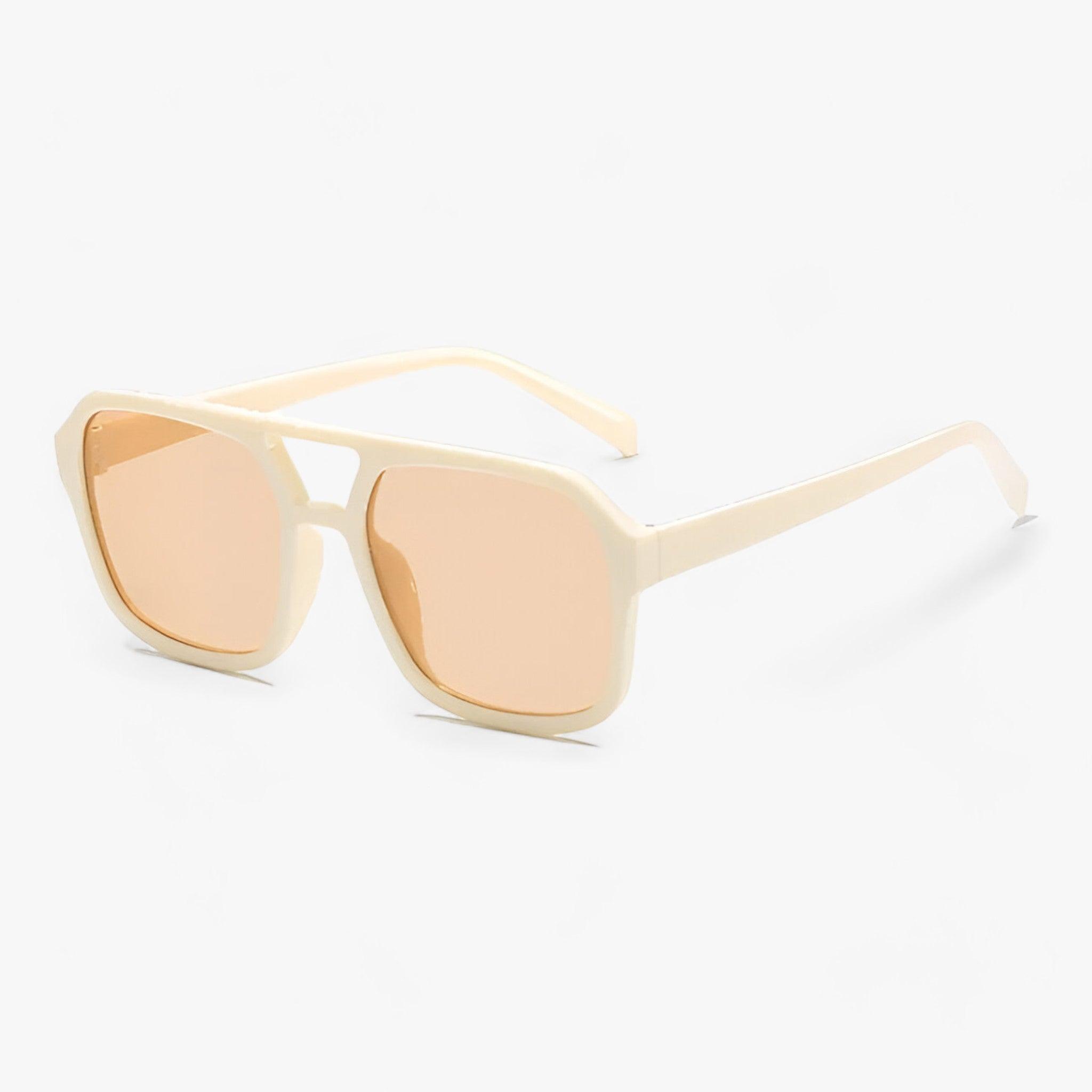Mirena - Vintage kwadratowe okulary przeciwsłoneczne z ochroną UV400