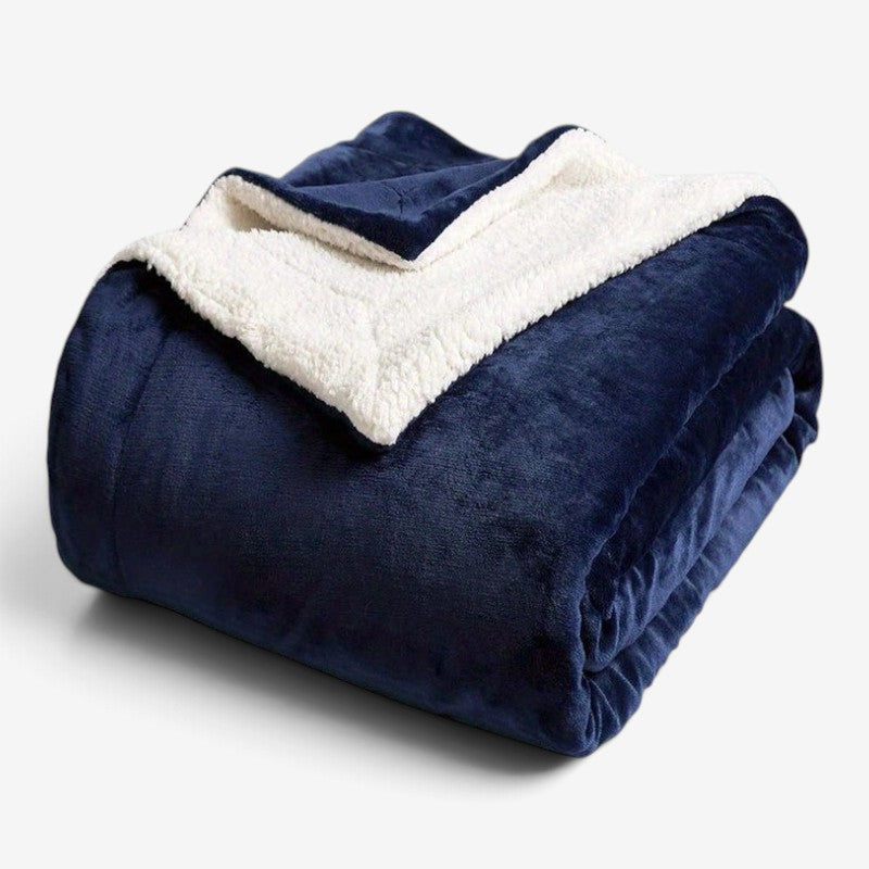 Coperta in pile sherpa bicolore SherpaDuo