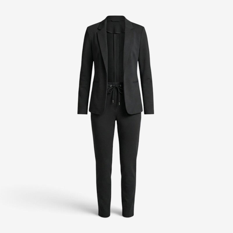 Emma - Two Piece Suit with Open Blazer and Pants