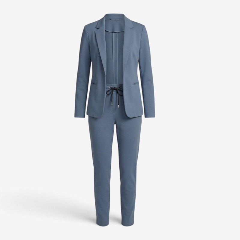 Emma - Two Piece Suit with Open Blazer and Pants
