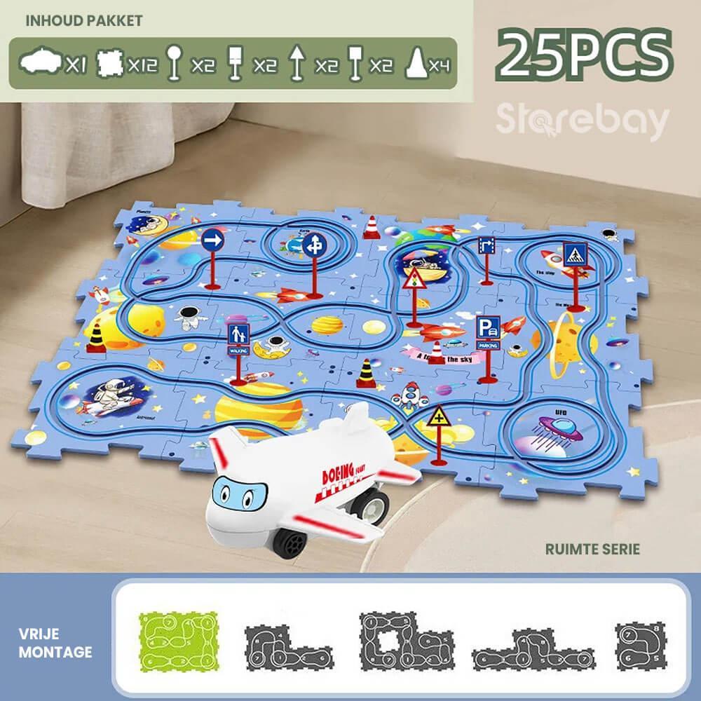 TrackQuest - Skladacie puzzle s pretekárskou dráhou
