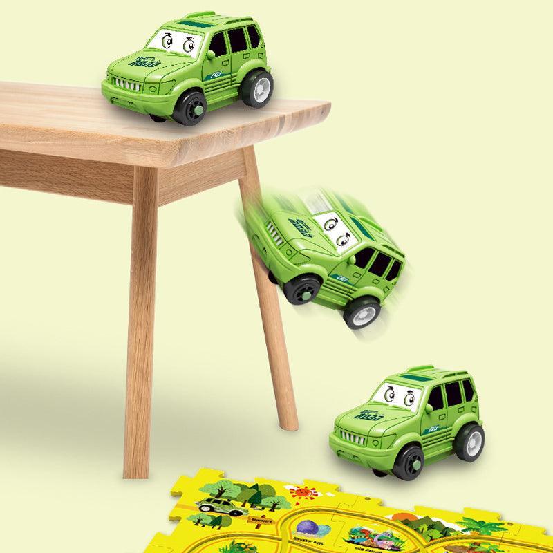TrackQuest - Skladacie puzzle s pretekárskou dráhou