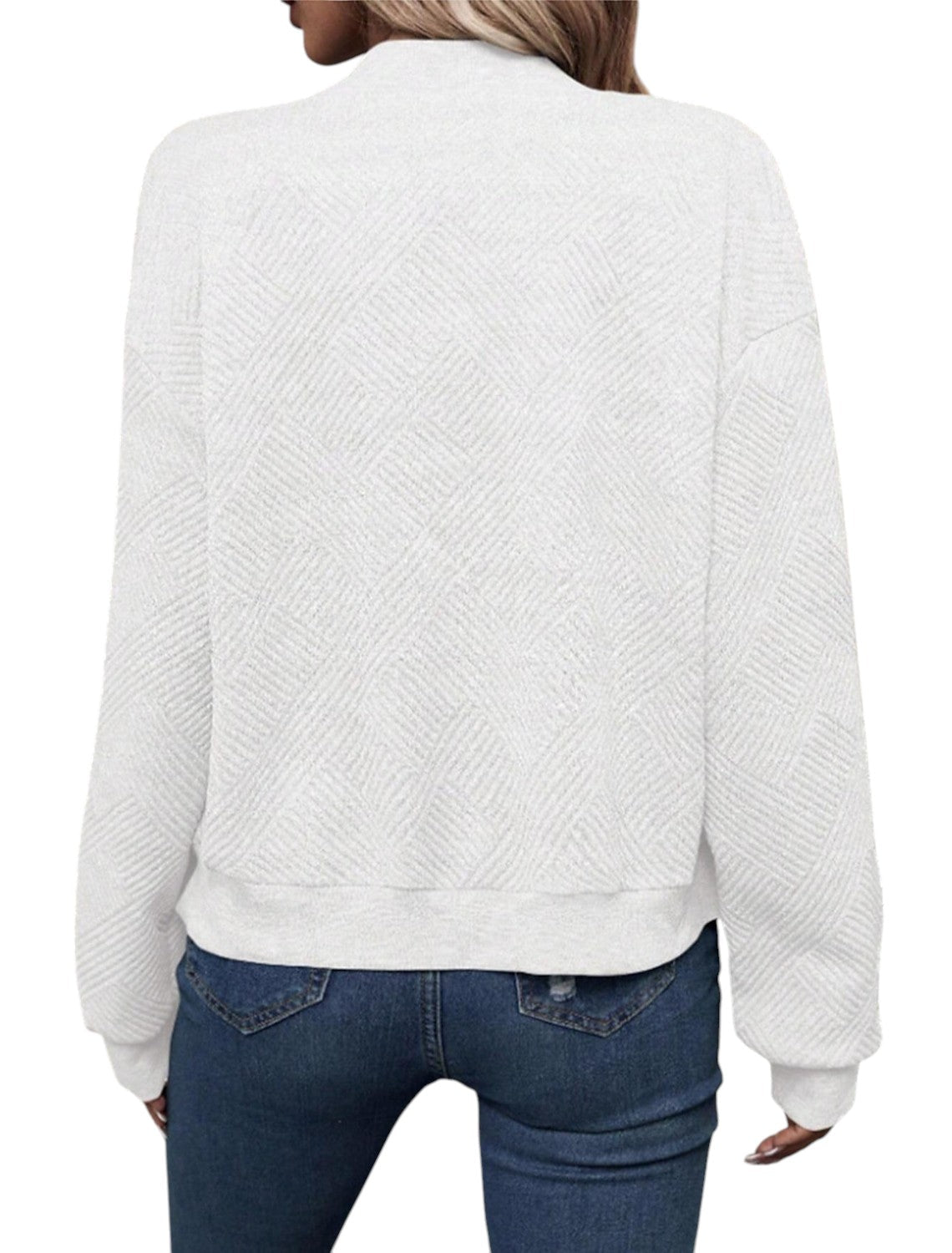 Fiona – Trendy bomber bunda se zipem vpředu a strukturovaným designem