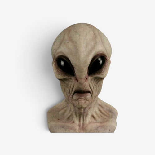 Realistic Alien Full Head Mask for Halloween and Cosplay