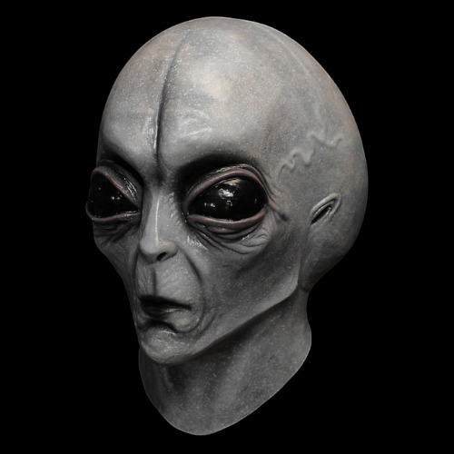 Realistic Alien Full Head Mask for Halloween and Cosplay
