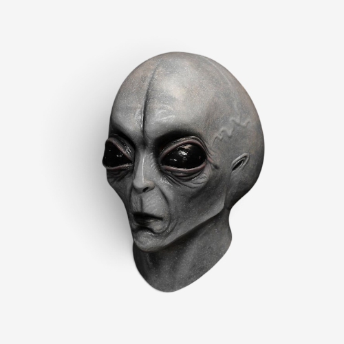 Realistic Alien Full Head Mask for Halloween and Cosplay