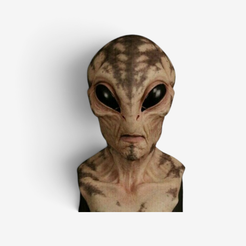 Realistic Alien Full Head Mask for Halloween and Cosplay