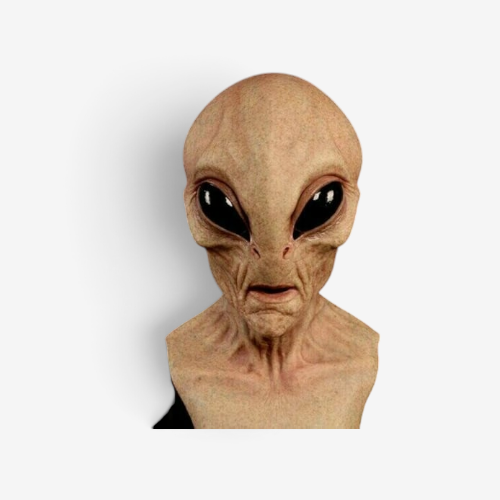 Realistic Alien Full Head Mask for Halloween and Cosplay