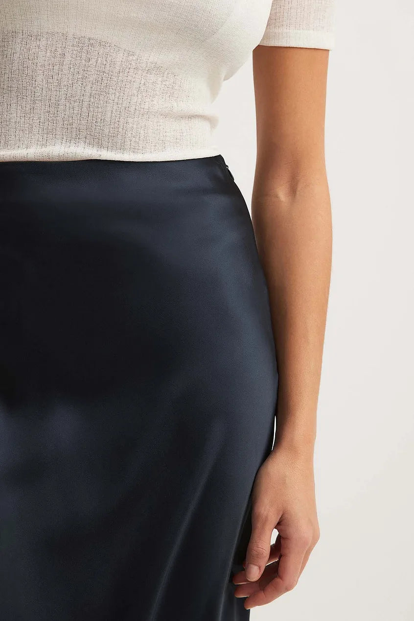 Rozi - Elegante gonna lunga a vita alta con design fluido
