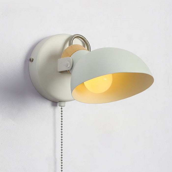 AngleGlow - 180° adjustable wall lamp with pull switch for custom lighting