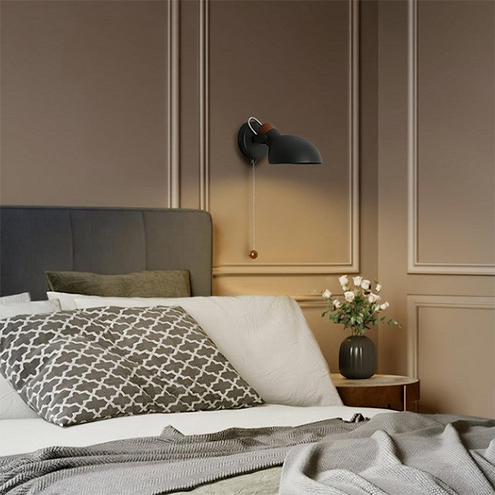 AngleGlow - 180° adjustable wall lamp with pull switch for custom lighting