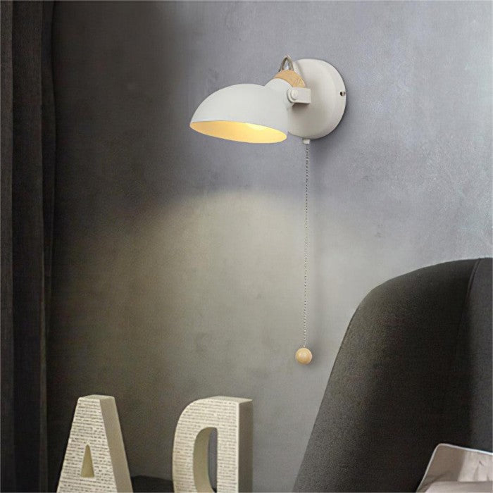 AngleGlow - 180° adjustable wall lamp with pull switch for custom lighting