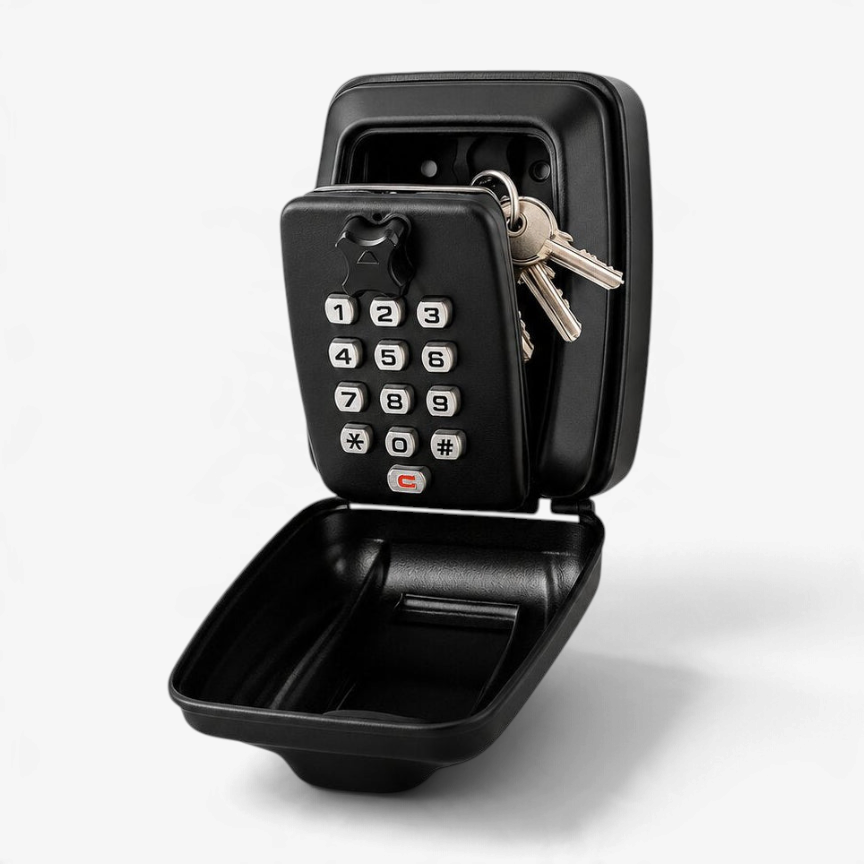 KeyVault - Nástěnný venkovní trezor na klíče s 12místným resetovatelným kombinačním zámkem