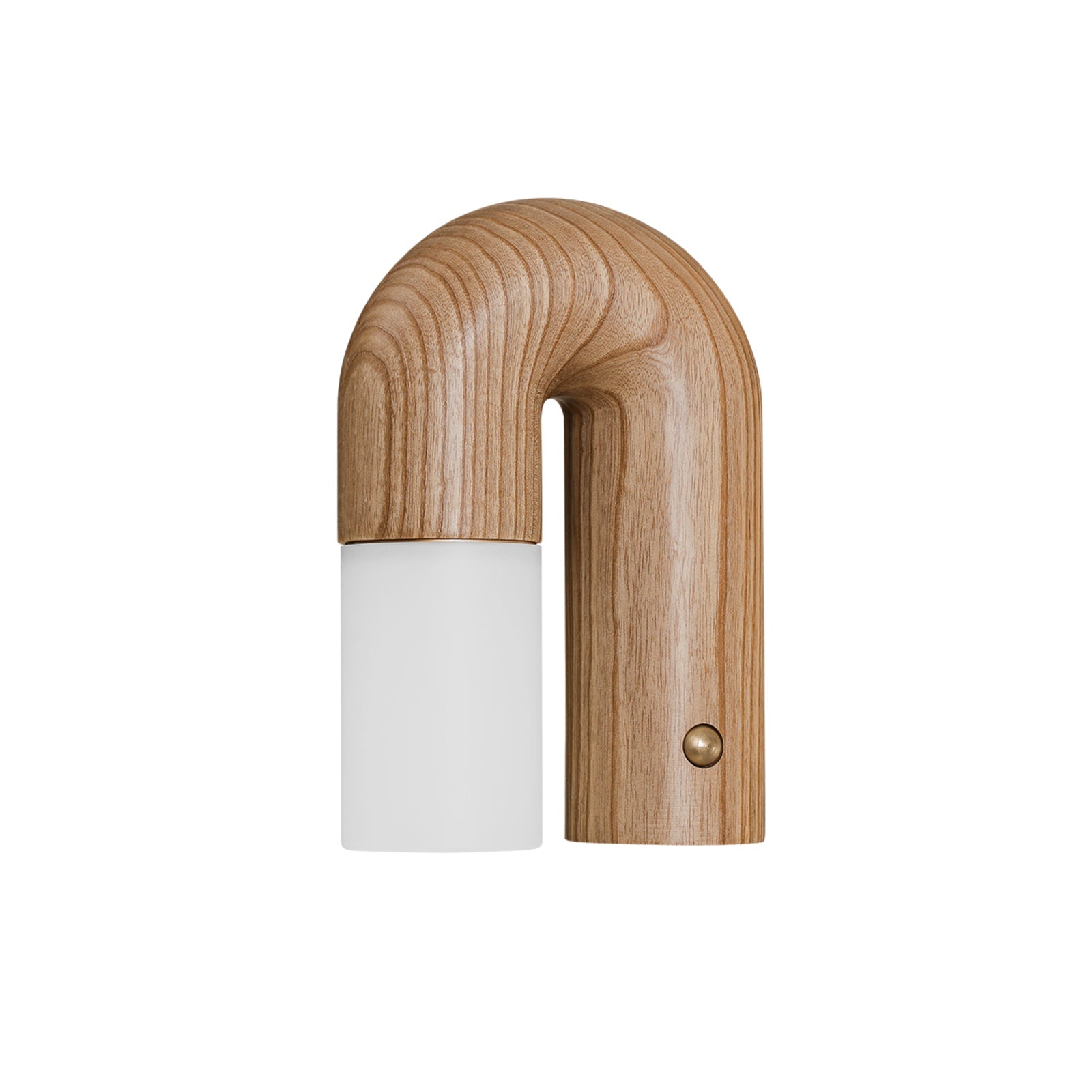 Fjordly - Minimalistyczna drewniana lampa ścienna z miękkim światłem LED