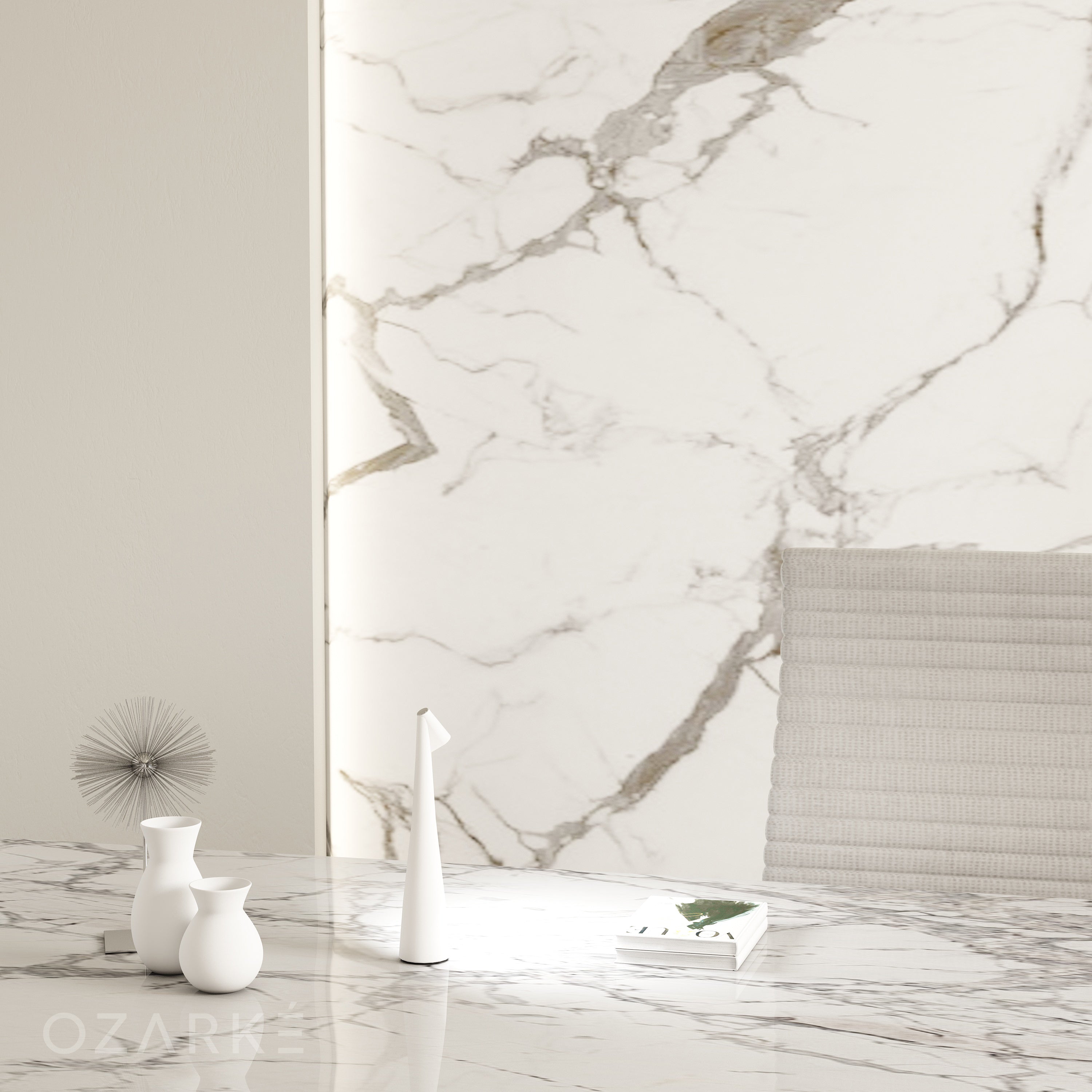 LumaGlow - Minimalist LED table lamp with rechargeable battery
