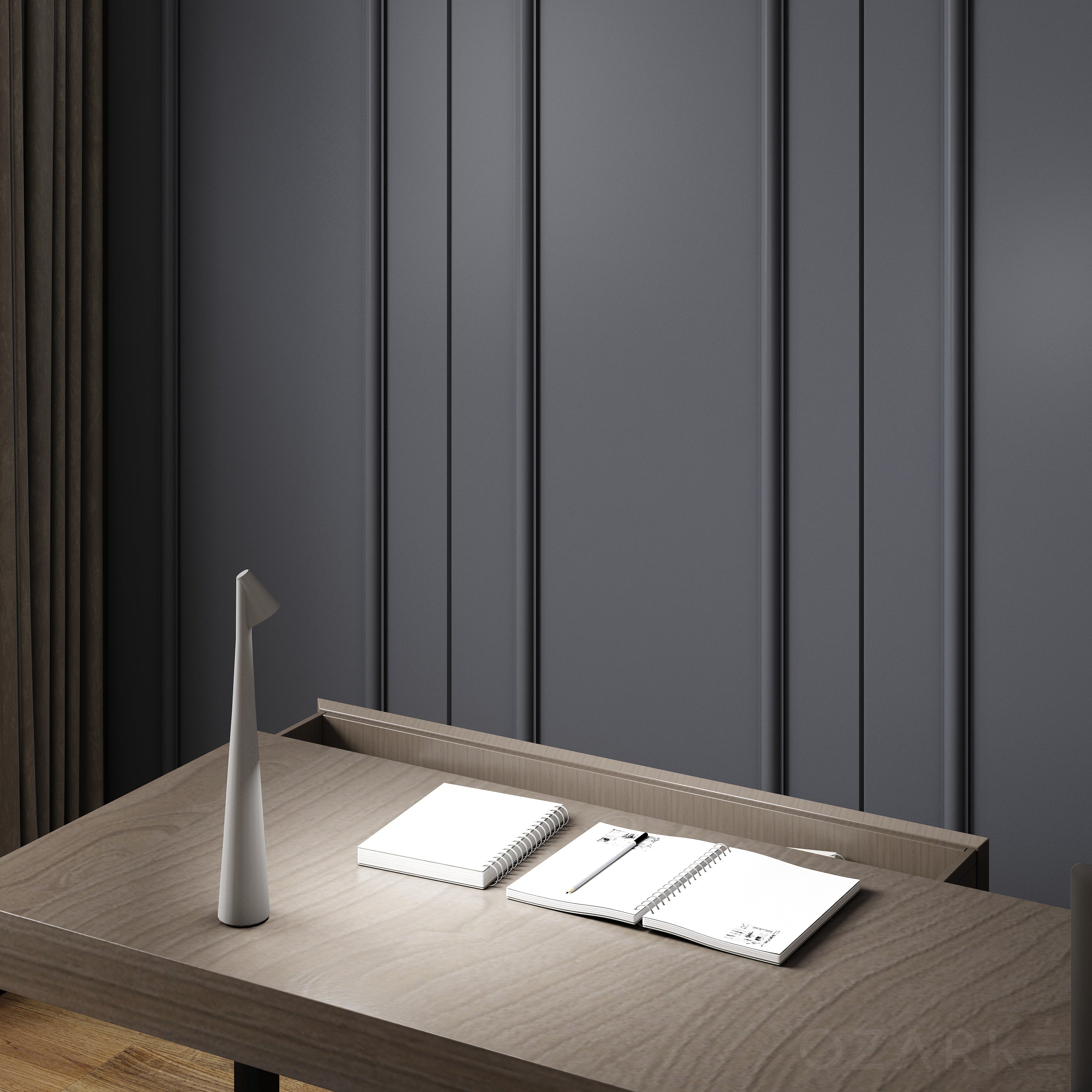 LumaGlow - Minimalist LED table lamp with rechargeable battery