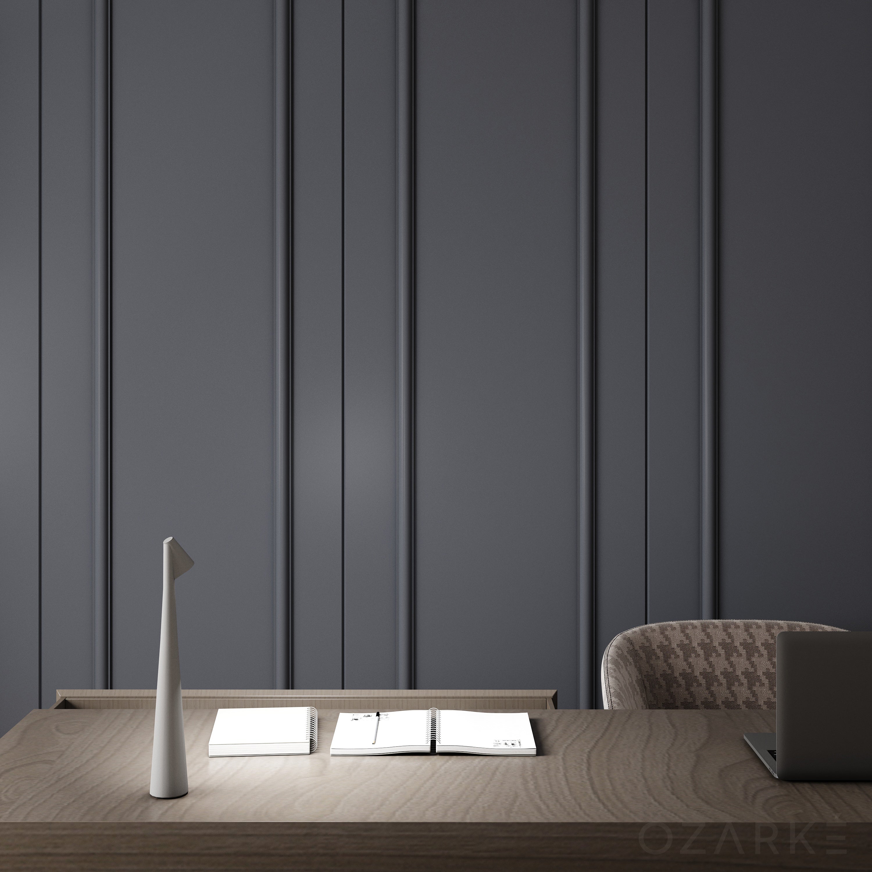 LumaGlow - Minimalist LED table lamp with rechargeable battery