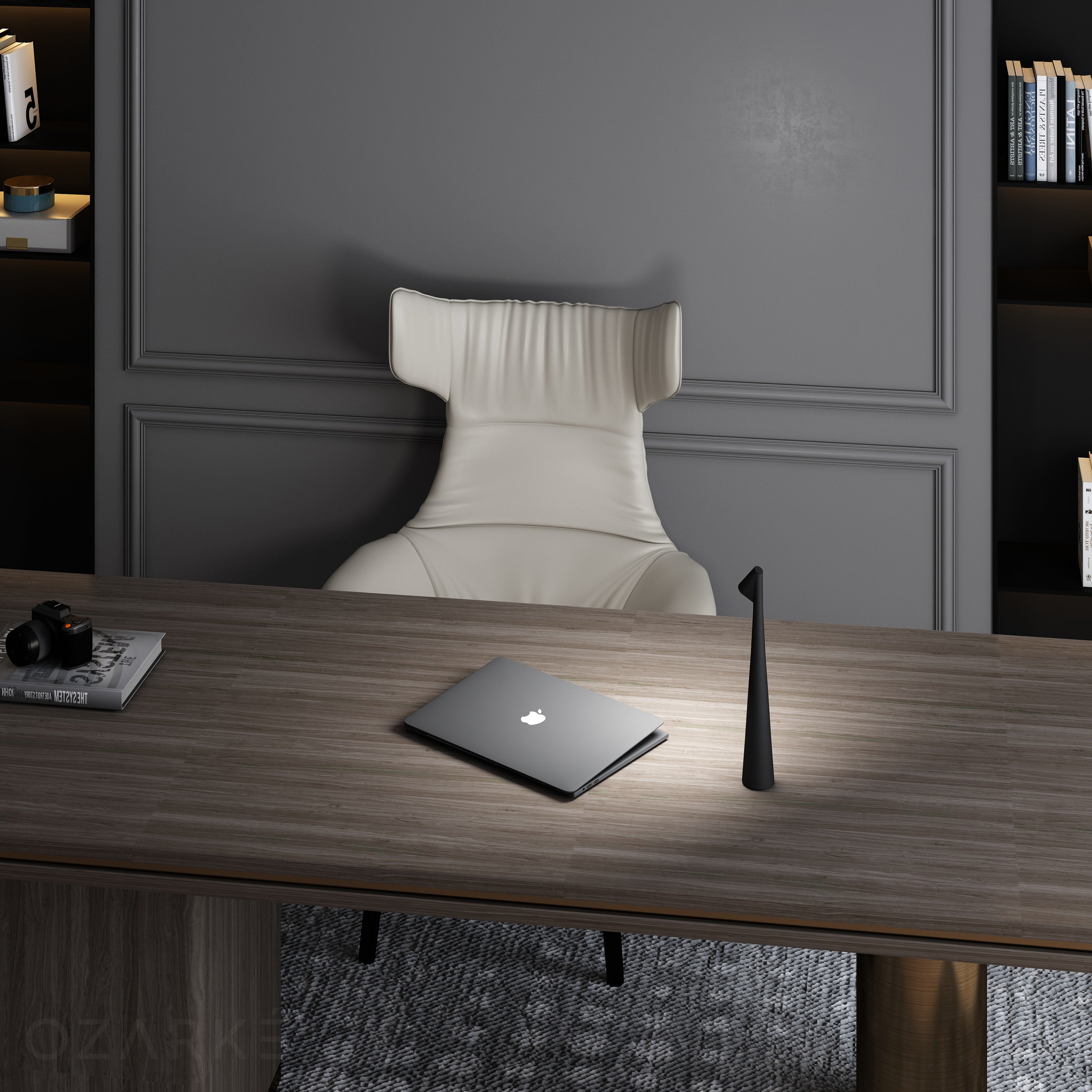 LumaGlow - Minimalist LED table lamp with rechargeable battery