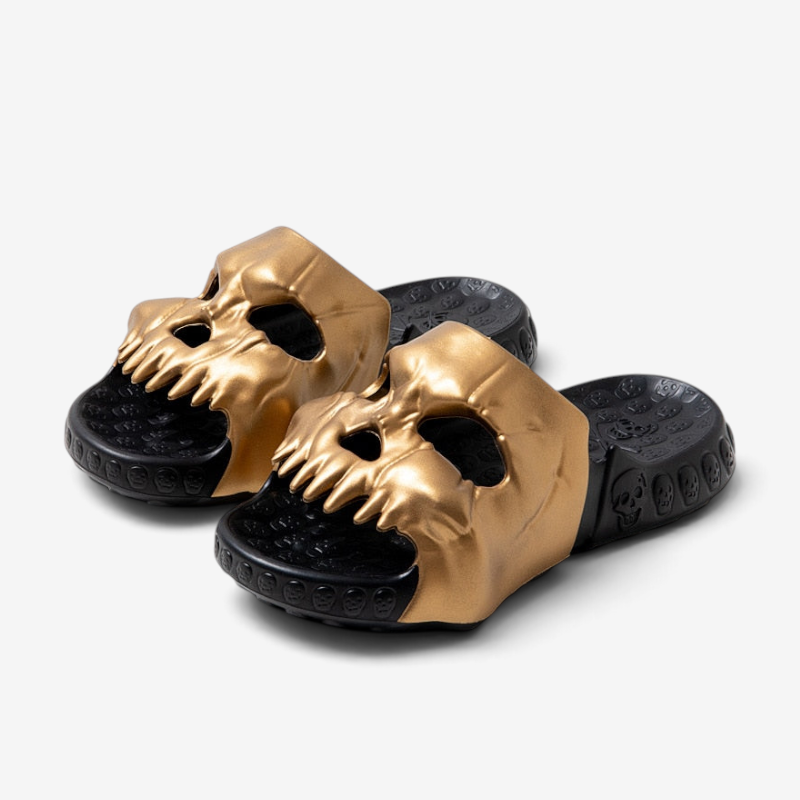 NightClaw – Chinelos com caveiras e design distinto