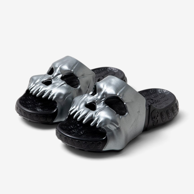 NightClaw – Chinelos com caveiras e design distinto