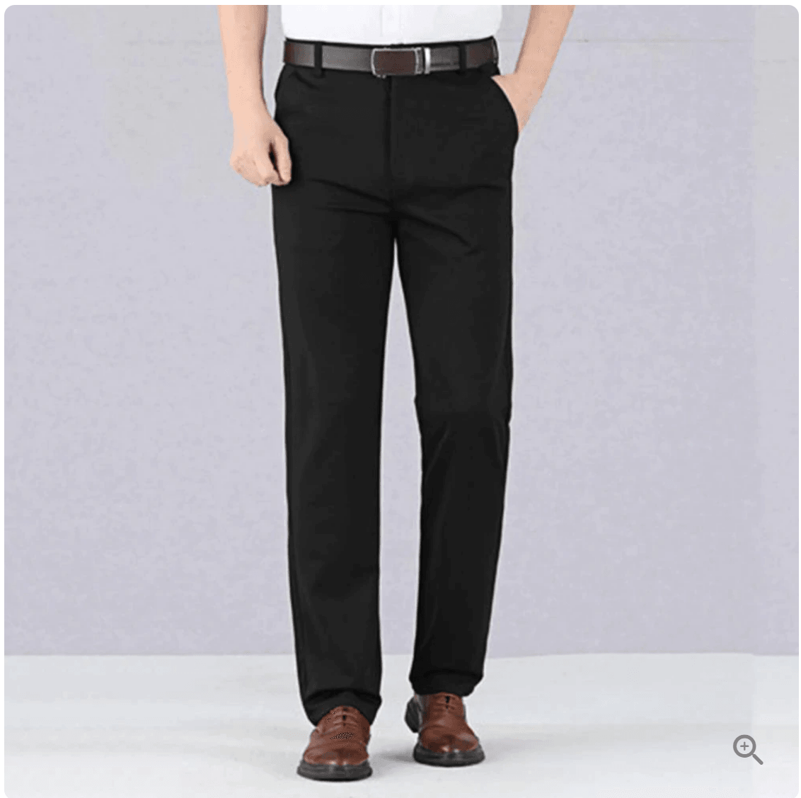 James - Pantaloni a vita elasticizzata slim fit con tasche per comfort quotidiano