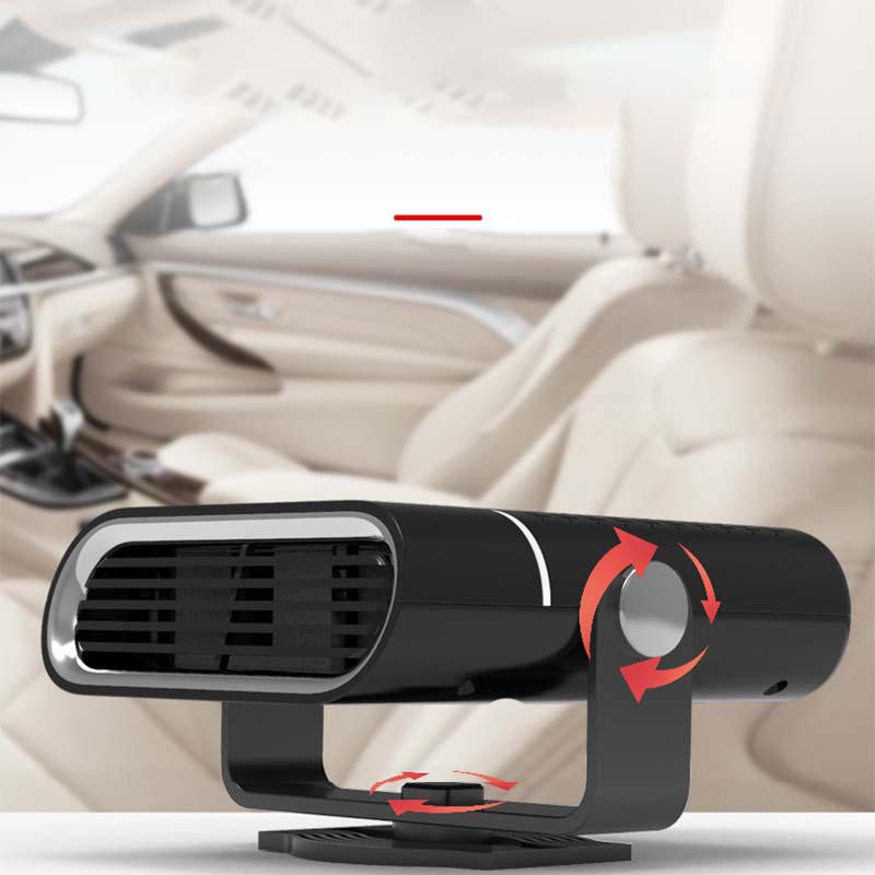 HeatDrive - Calefactor portátil para automóvil con rotación ajustable de 360°