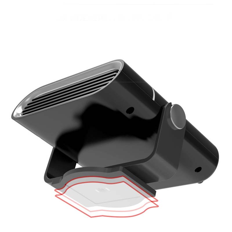 HeatDrive - Calefactor portátil para automóvil con rotación ajustable de 360°