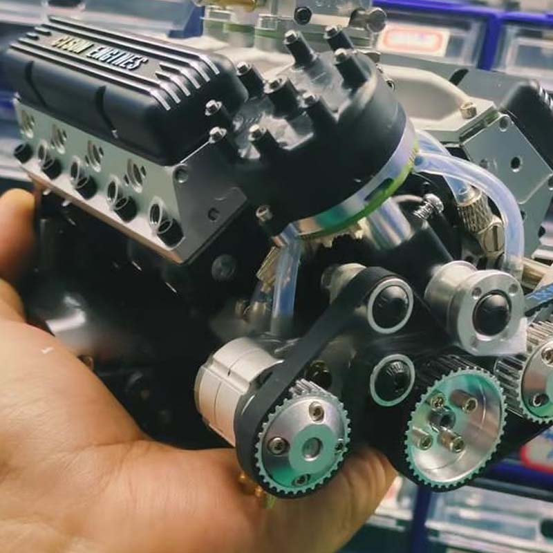 Motovanta - Miniaturowy zestaw modelowy silnika benzynowego V8 z zapłonem CDI