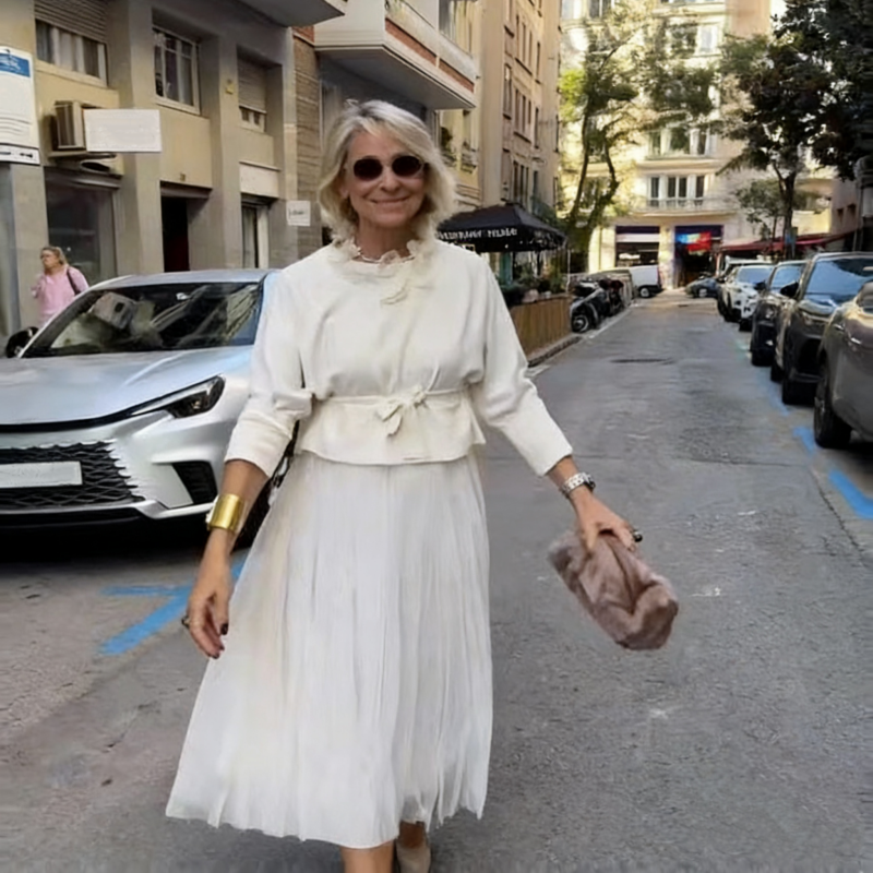 KnitDress – Robe sans manches à la silhouette fluide
