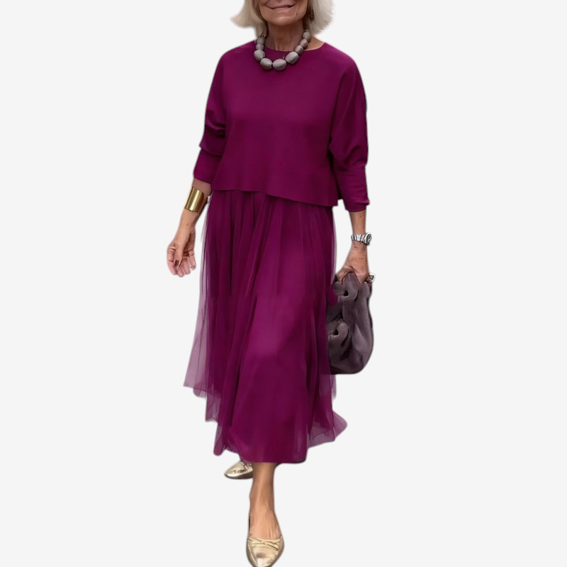 KnitDress – Robe sans manches à la silhouette fluide