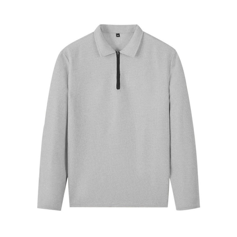 WaffleWear – Pánska súprava z vafľového úpletu so štvrťzipsom