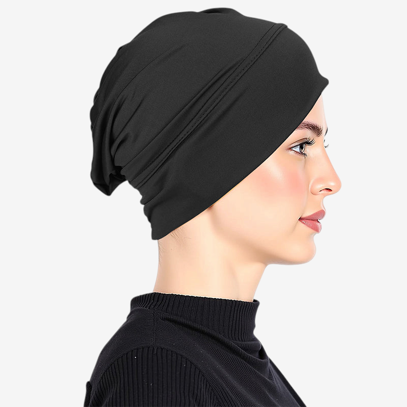 Turbanelle – Női rugalmas turbánsapka varrás nélküli kialakítással és rugalmas illeszkedéssel