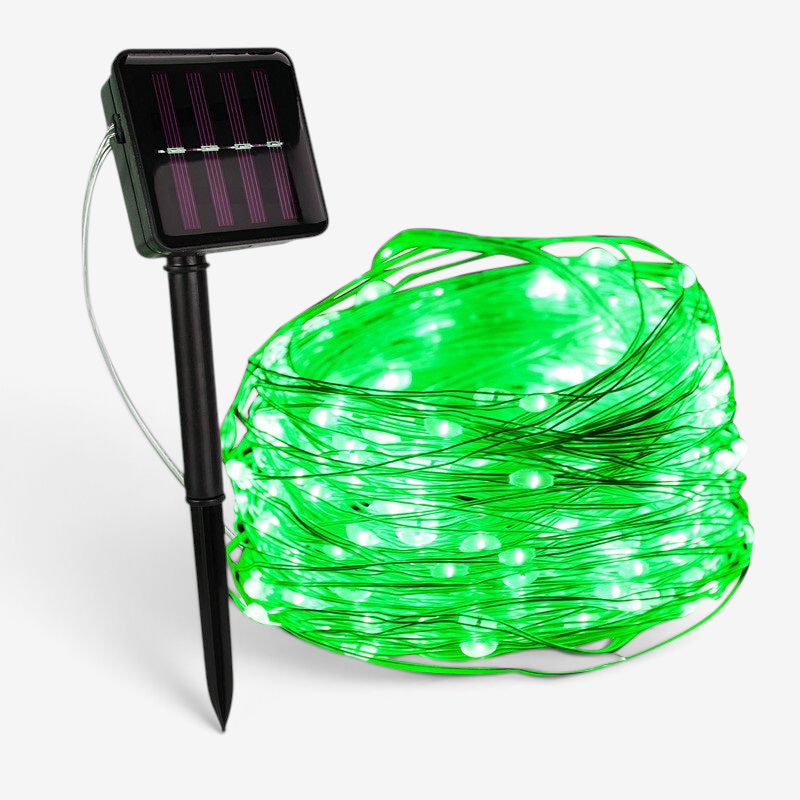 Solstring - Napelemes LED fényfüzér IP65-ös vízállósággal