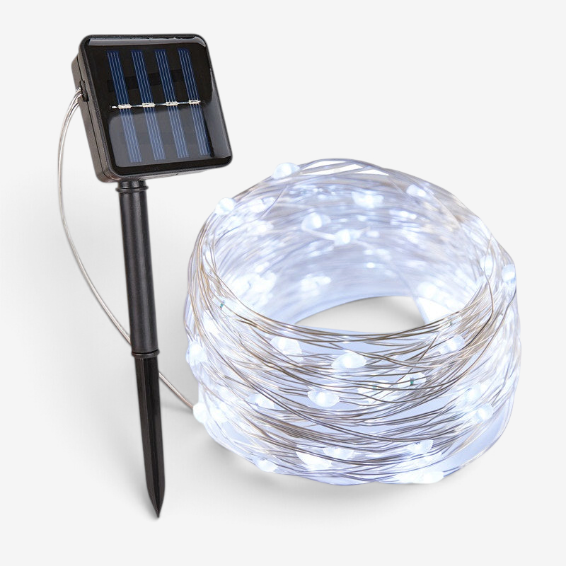 Solstring - Napelemes LED fényfüzér IP65-ös vízállósággal